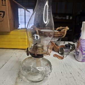 Rustic Clear Glass Lantern